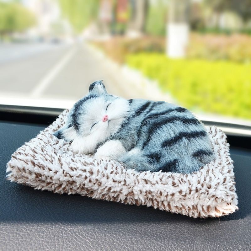 Lindo gato de peluche que limpia el aire 🐱