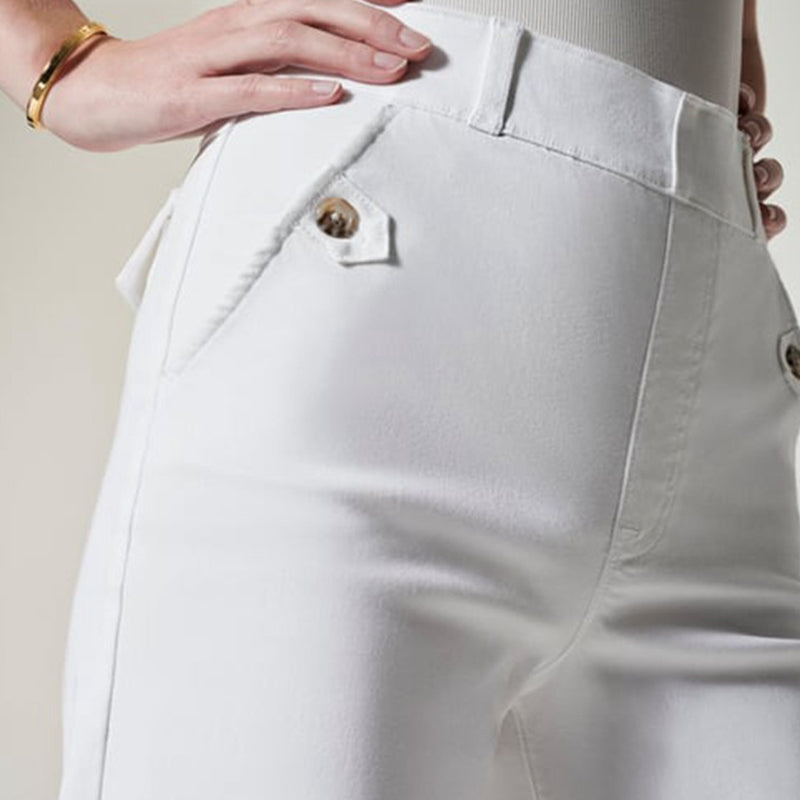 Pantalones casuales de mujer con pierna recta All Matc