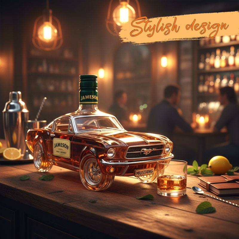🐎Botella de whisky Bronco🥃