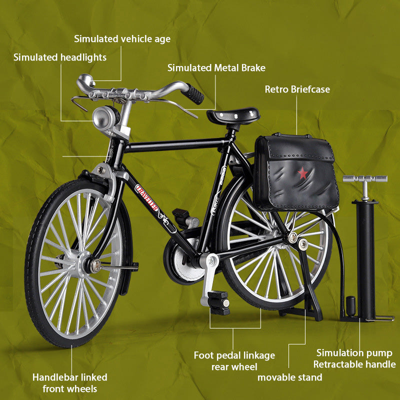 🔥2025 Venta caliente🚲Adorno pequeño modelo bicicleta de aleació