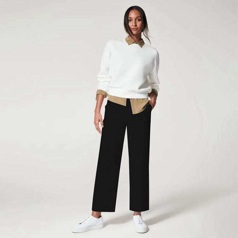 Pantalones casuales de mujer con pierna recta All Matc