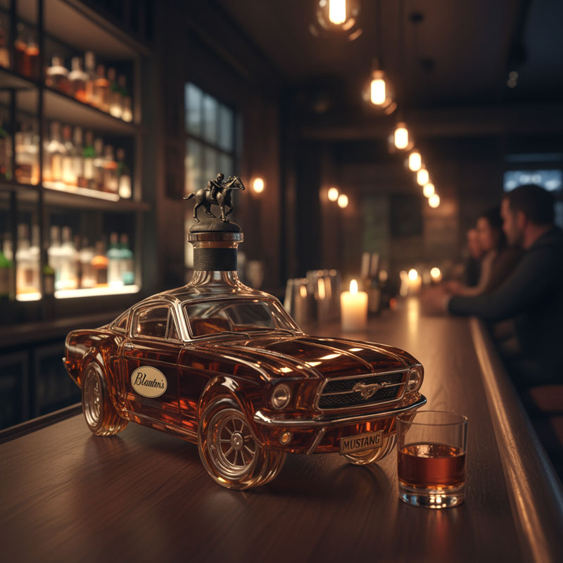 🐎Botella de whisky Bronco🥃