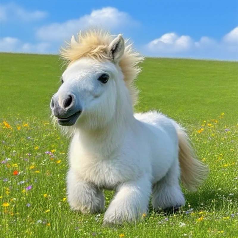 🐴 ¡Adopta un poni eléctrico! Esponjoso, adorable y con magia de verdad. ✨