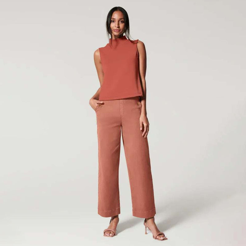 Pantalones casuales de mujer con pierna recta All Matc