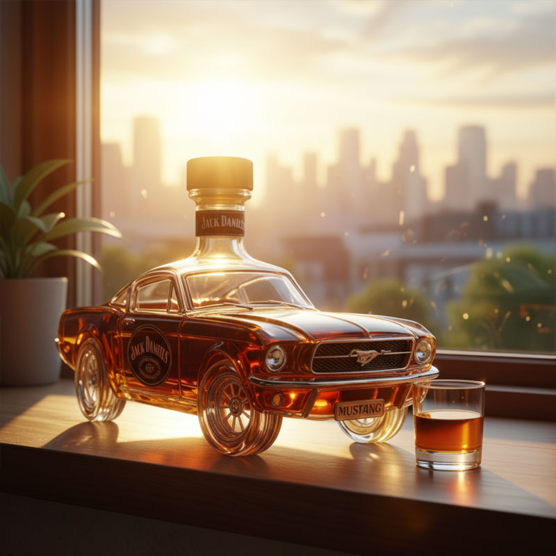 🐎Botella de whisky Bronco🥃