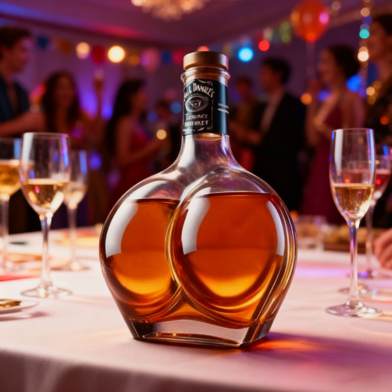 🥂Dale a tu cata de vinos un toque divertido con esta botella tan juguetona.