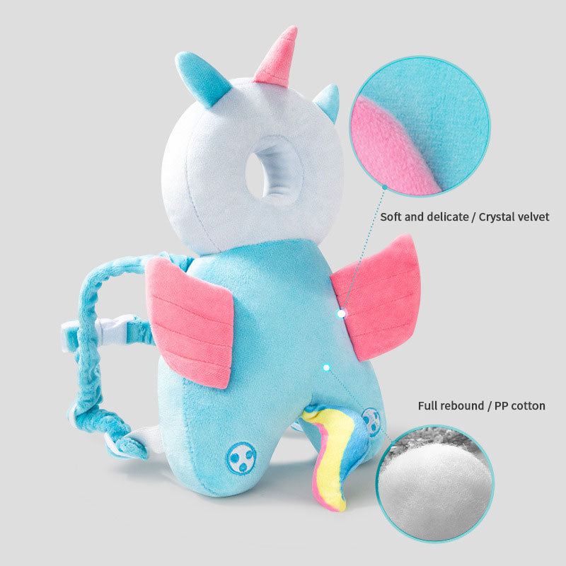 💛👶 Almohada protectora para la cabeza del bebé: ¡protección segura y adorable