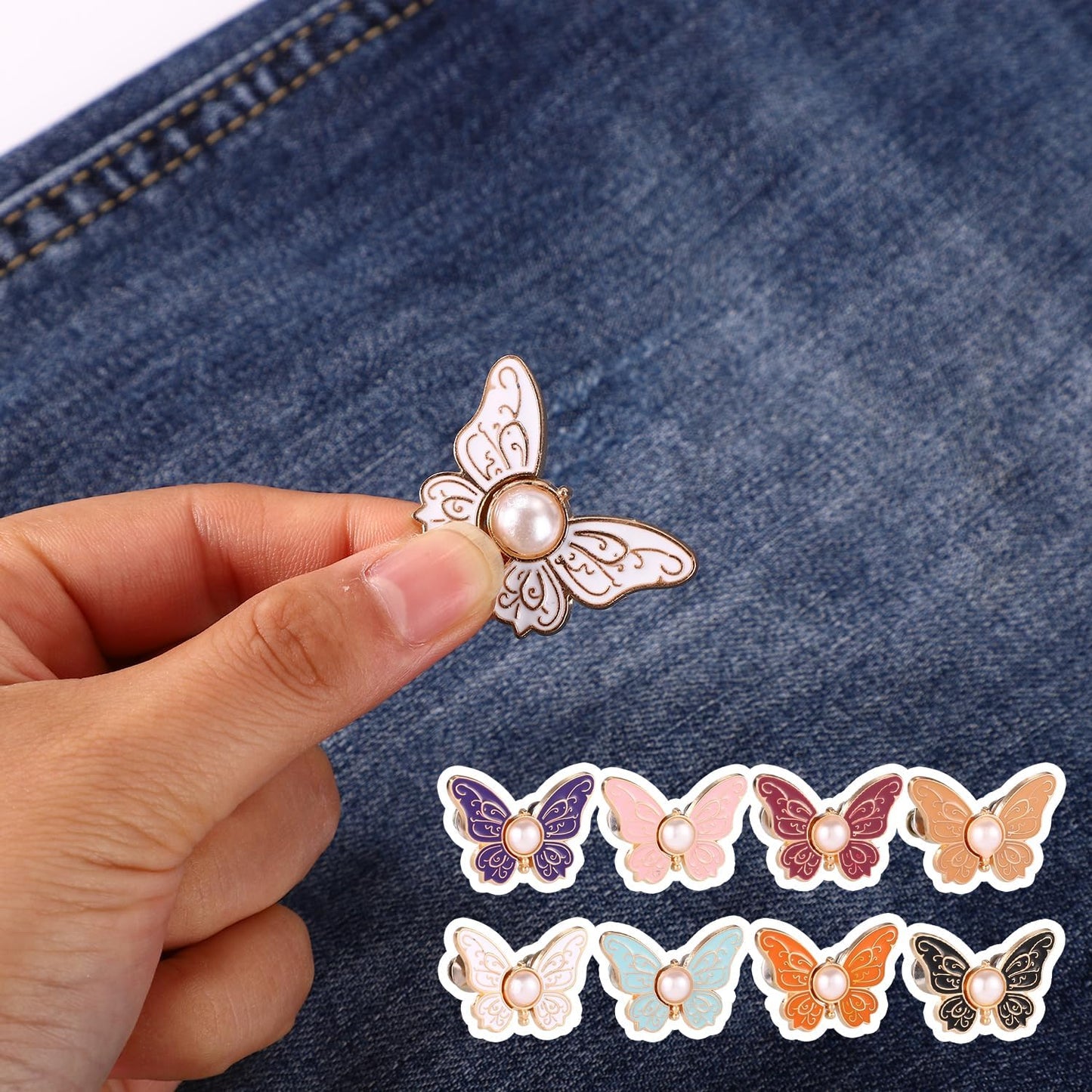 🔥 8 correas con forma de mariposa para ajustar la cintura