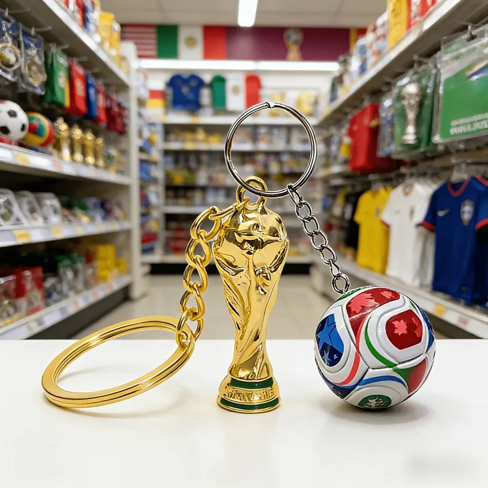 ⚽ Llavero Copa Mundial FIFA 2026 EE.UU.-MÉX-CAN: Lleva el espíritu del fútbol a todas partes ✨