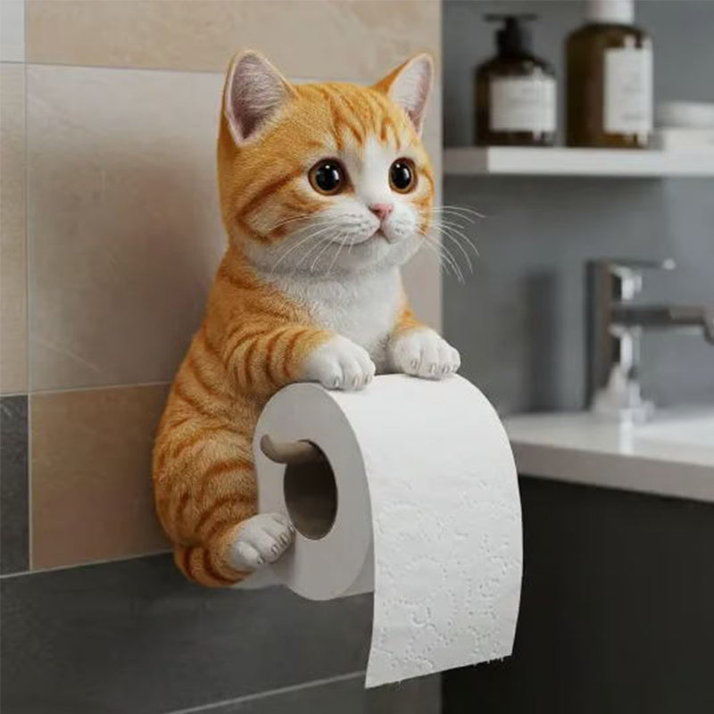 🧻Portapapel higiénico de pared para gato