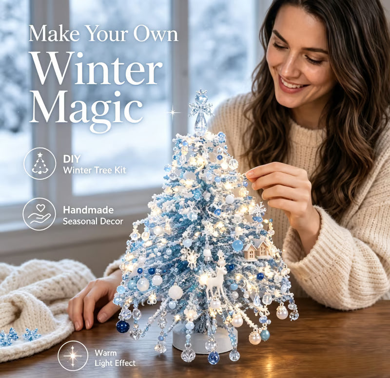 🎄✨ Kit de Árbol de Navidad de Cuentas DIY – 🎅 Crea tu Propia Decoración Navideña Brillante
