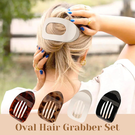 👑Juego de pinzas ovaladas para el pelo (4 piezas)