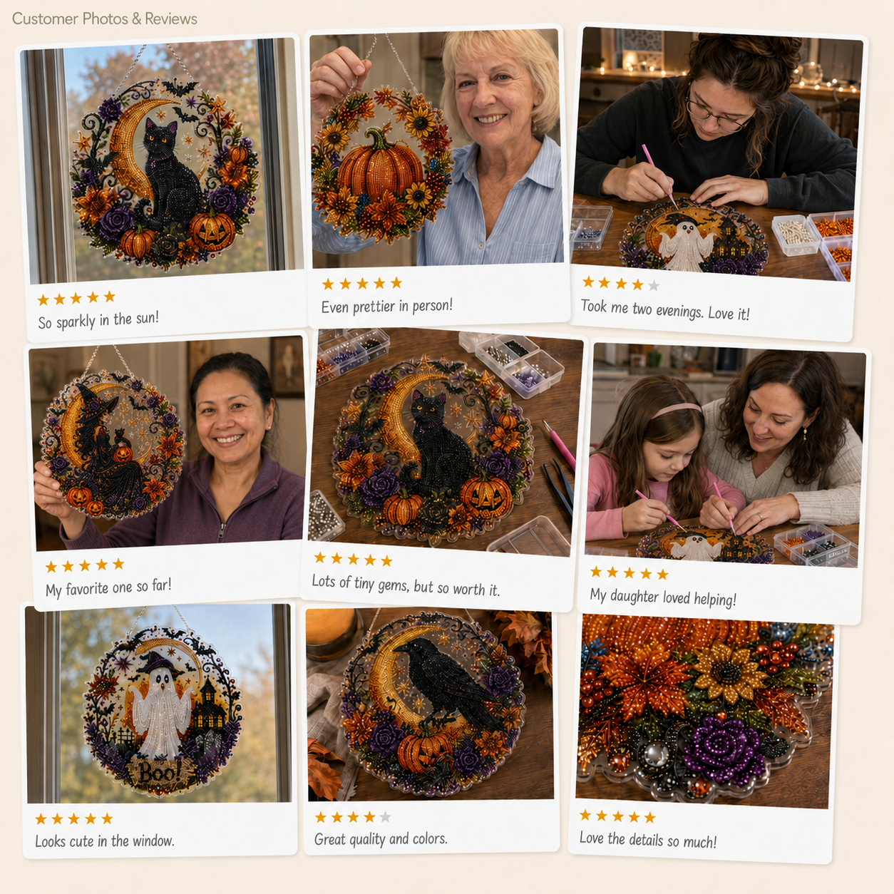 🌙 ¡Dale vida a tus ventanas! Decoración mágica y acogedora de Halloween 🔮