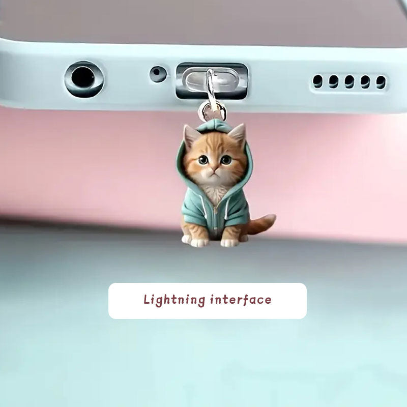 🐱Støvplugg for katt mobiltelefon🐾
