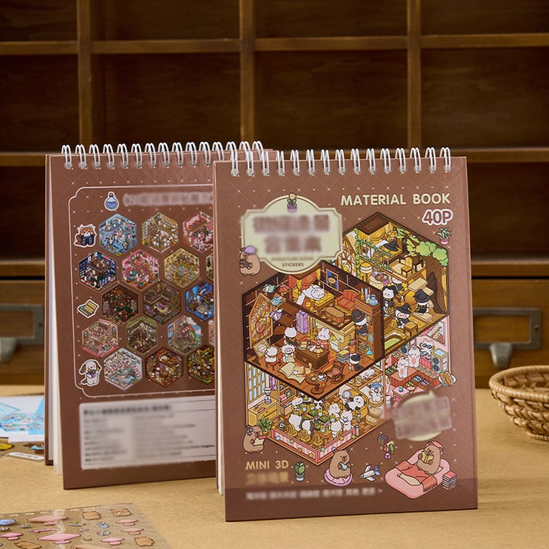 🌟Kreativitet møter lek🎨 Stressavlastende håndlagde sceneklistremerke