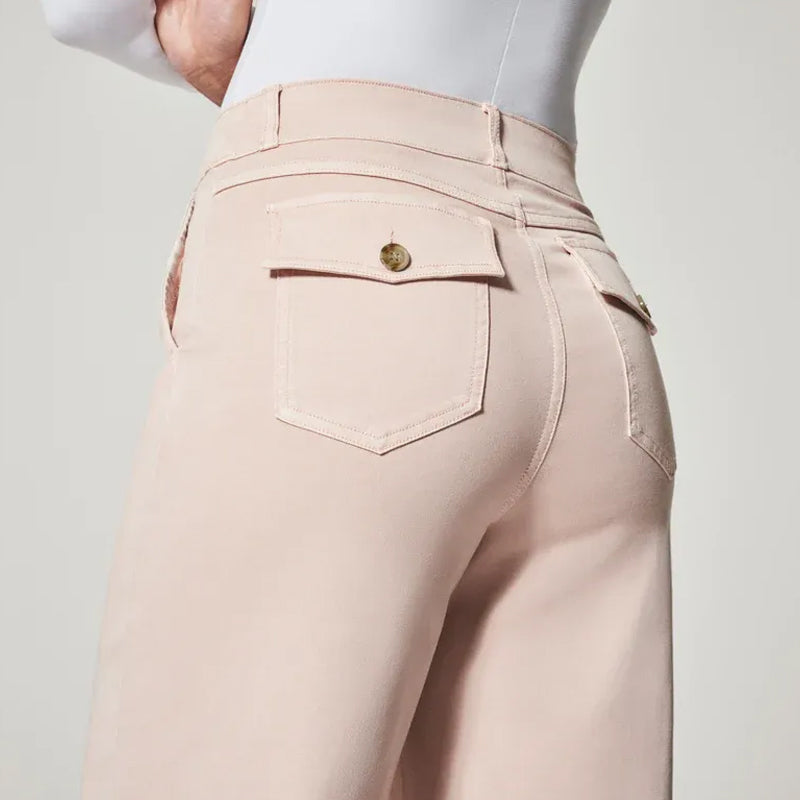 Pantalones casuales de mujer con pierna recta All Matc