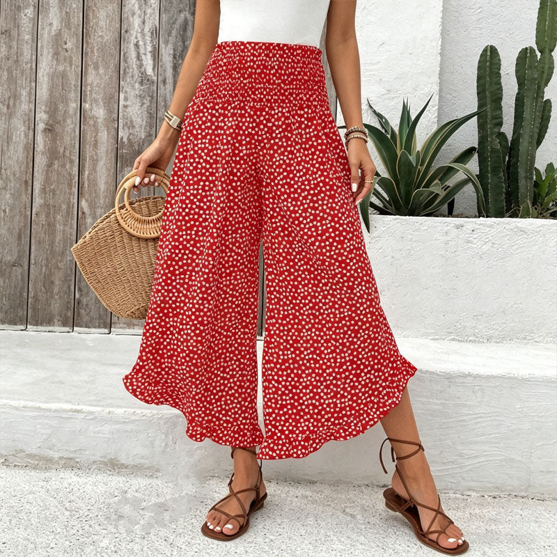 ⏳Oferta por tiempo limitado⏰ Pantalones anchos de talle alto para mujer – Efecto estilizante, cómodos y elegantes