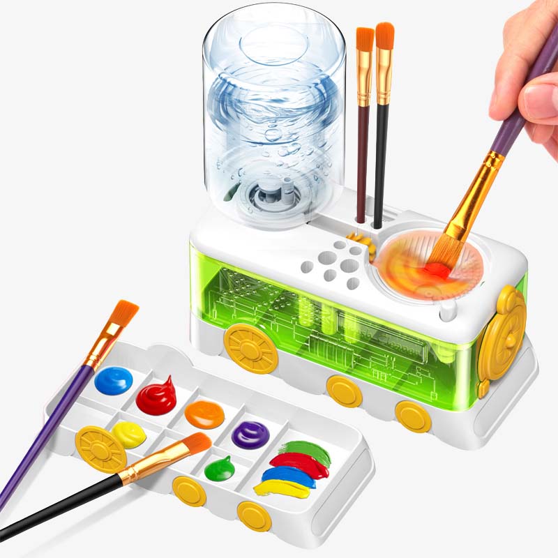 🎨🖌️Automatisk pennaholder med vannbytte