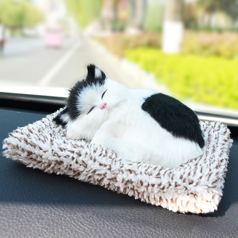 Lindo gato de peluche que limpia el aire 🐱