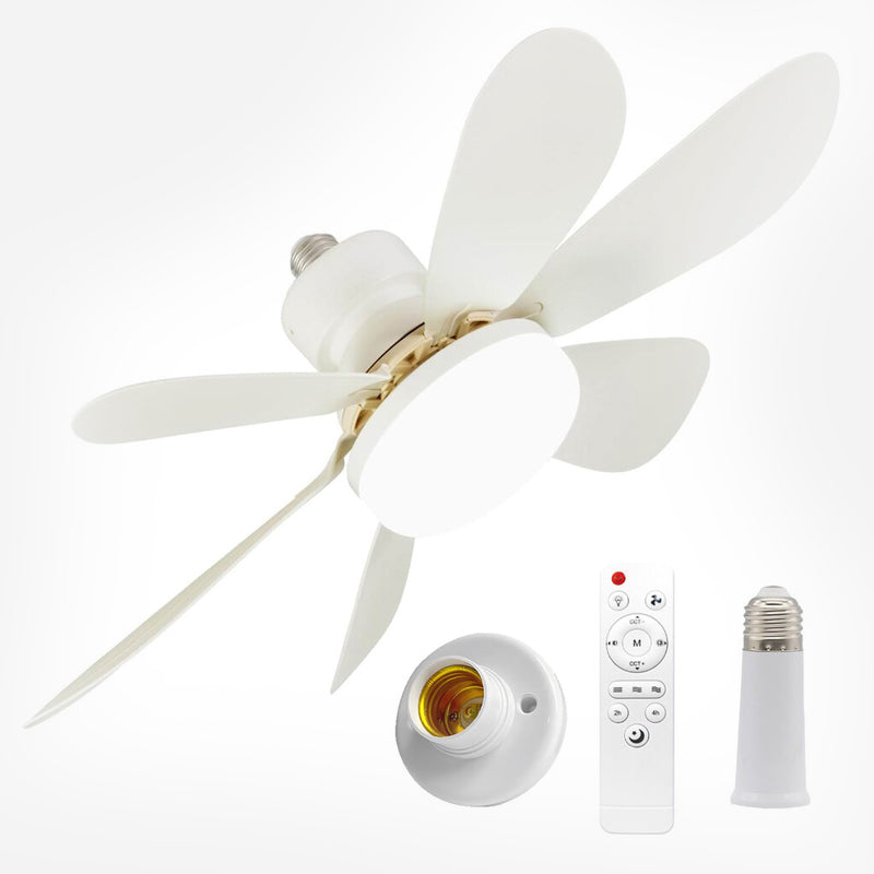 💡 Solución «Luz Ventiladora Inteligente»: ventilador de techo LED regulable con kit de montaje de fácil instalación 🌀