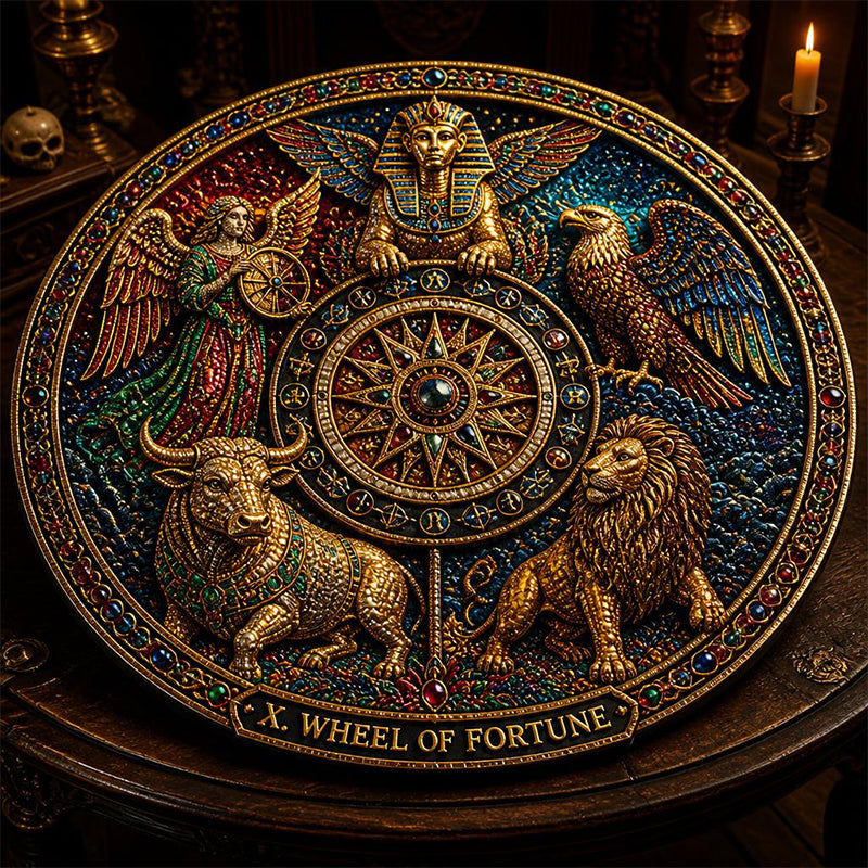 🧘‍♀️ Encuentra Tu Luz Sagrada: Arte de Diamantes del Tarot Arcanos Mayores 🌘
