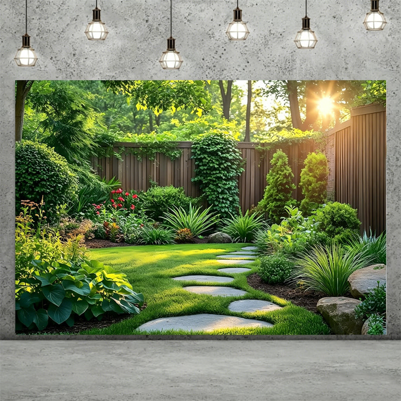 🌲🌸 Transforma tu patio trasero en un bosque encantado – una pancarta, belleza infinita ✨