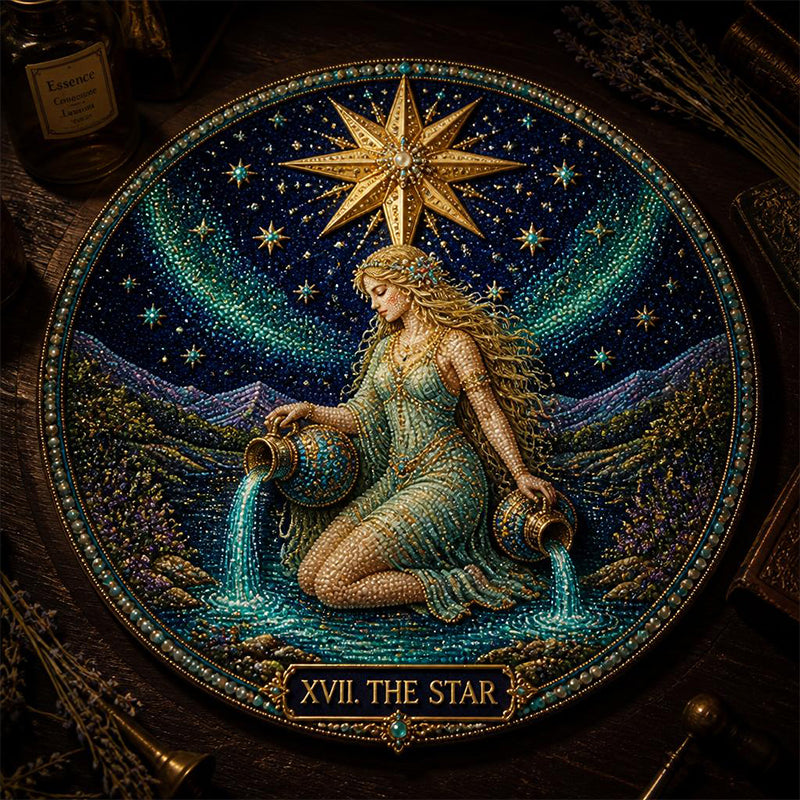 🧘‍♀️ Encuentra Tu Luz Sagrada: Arte de Diamantes del Tarot Arcanos Mayores 🌘