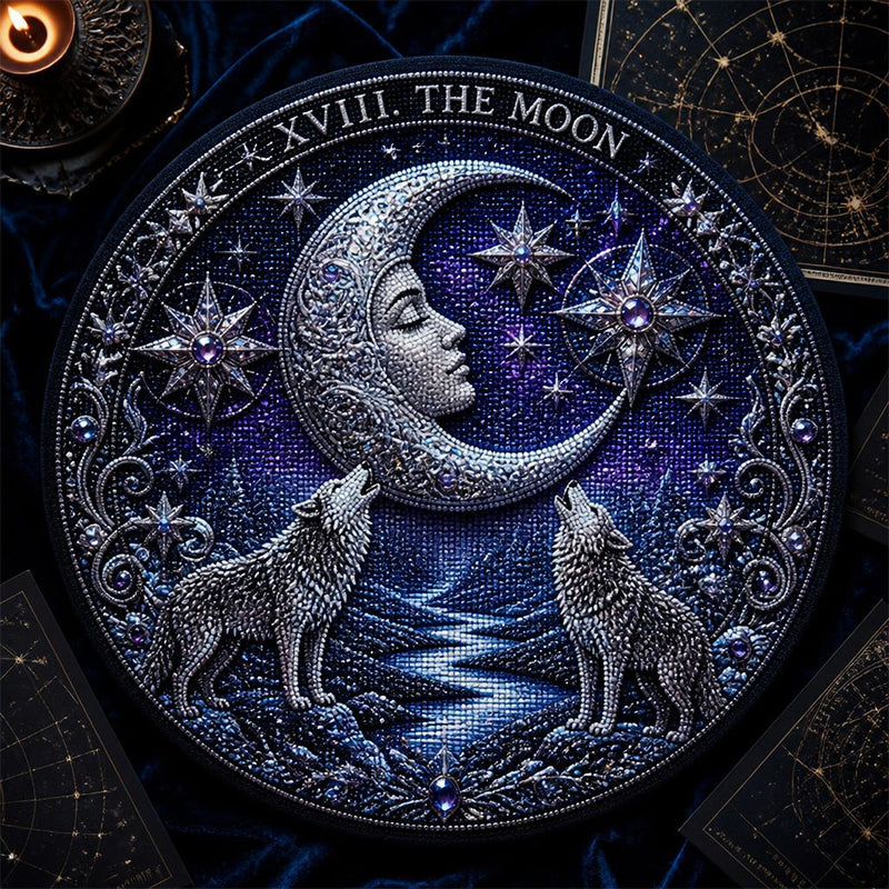 🧘‍♀️ Encuentra Tu Luz Sagrada: Arte de Diamantes del Tarot Arcanos Mayores 🌘