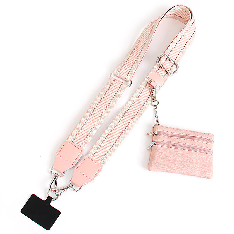 👜🚶‍♀️ Kombiner en stilig telefonrem med en lommebok med glidelås for å frigjøre hendene.