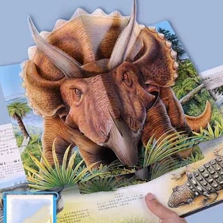 ⏰Historisk laveste pris: Spar 50 prosent-🦖3D Encyclopedia Prehistorica Dinosaurs📙INNBUNDET (🔥KJØPER DU 2 FÅR DU GRATIS FRAKT)