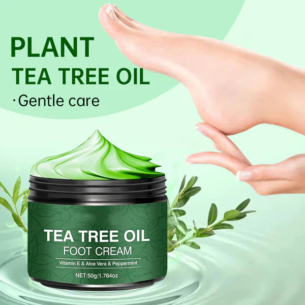🎁 ¡HOY SOLAMENTE! Recibe una lima de uñas profesional GRATIS con cada pedido.✨💝 Cuidado calmante para los pies con aloe vera y árbol de té.