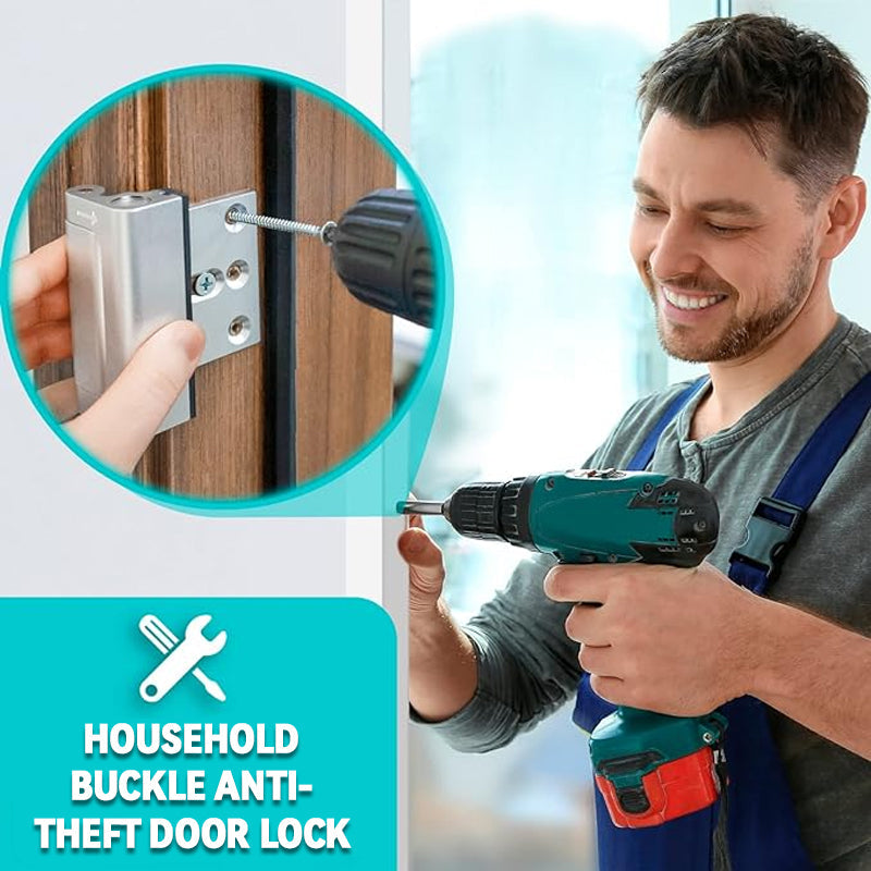 🔒Tyverisikring av dørlås med husholdningsspenn