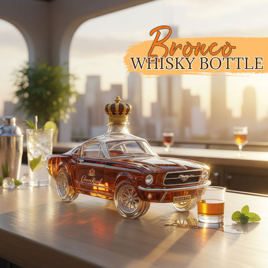 🐎Botella de whisky Bronco🥃