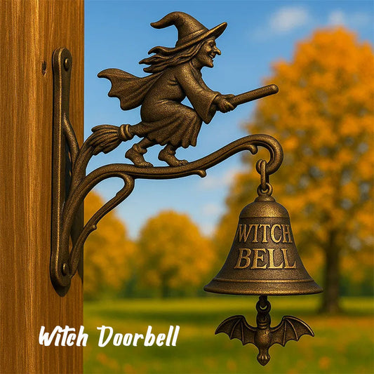 🧙‍♀️✨ ¡Deja que la magia dé la bienvenida a tus invitados nada más llegar a la puerta!✨Timbres de bruja