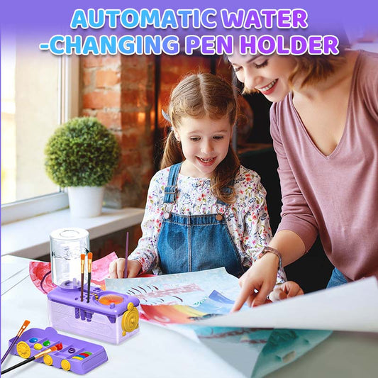 🎨🖌️Automatisk pennaholder med vannbytte