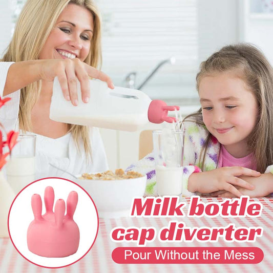 🥛Desviador de tapón de botella de lech