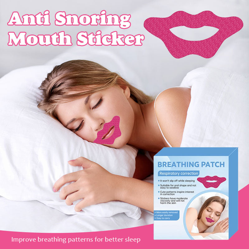 💤Klistremerke mot snorking i munne💤