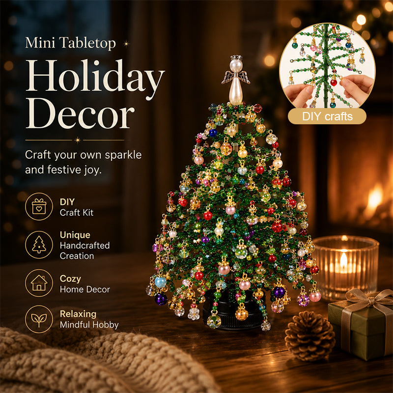 🎄✨ Kit de Árbol de Navidad de Cuentas DIY – 🎅 Crea tu Propia Decoración Navideña Brillante