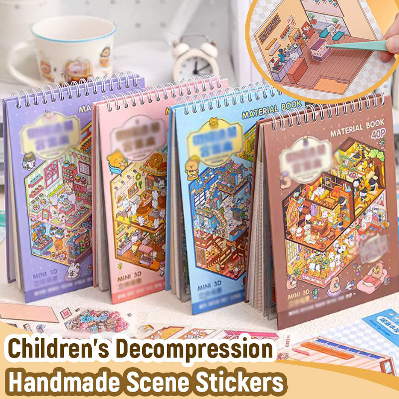 🌟Kreativitet møter lek🎨 Stressavlastende håndlagde sceneklistremerke