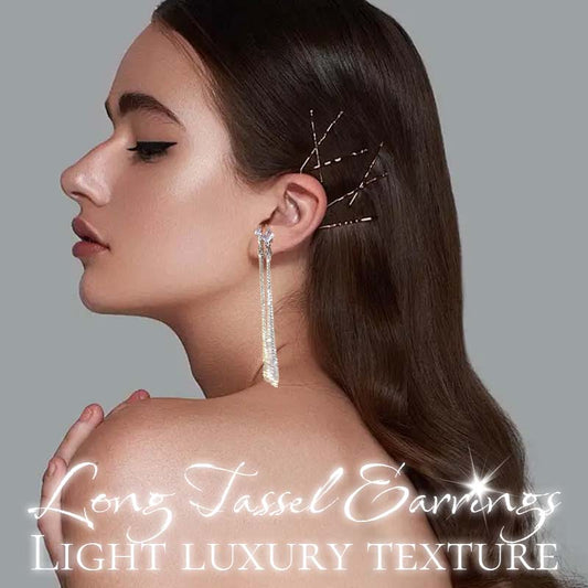 🌟Pendientes largos de borla