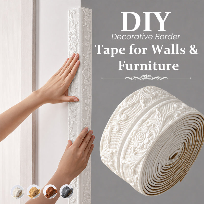✨ Cinta decorativa de borde DIY para paredes y muebles
