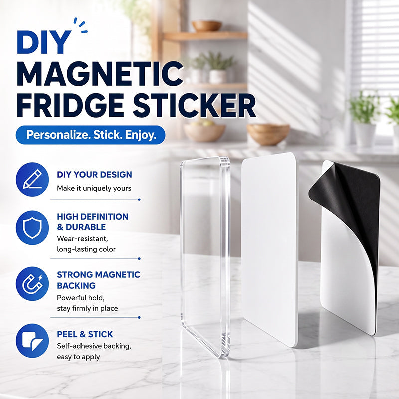 🧲 Kit DIY para hacer imanes de nevera con acrílico transparente