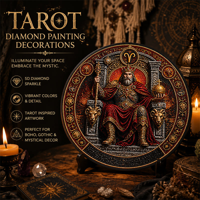 🧘‍♀️ Encuentra Tu Luz Sagrada: Arte de Diamantes del Tarot Arcanos Mayores 🌘
