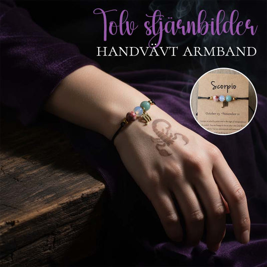 🌌 Kosmisk Kalibrator ✨ | Stjernetegn Armband 12 Stjernebilder 🌙 | Håndlaget & Magnetisk Optimalisert 🛡️