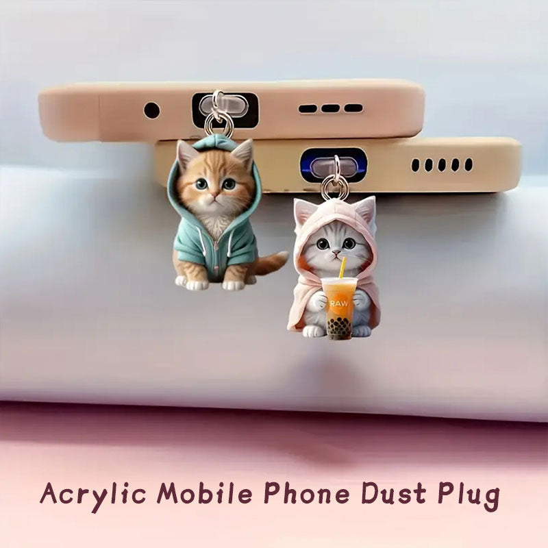 🐱Støvplugg for katt mobiltelefon🐾