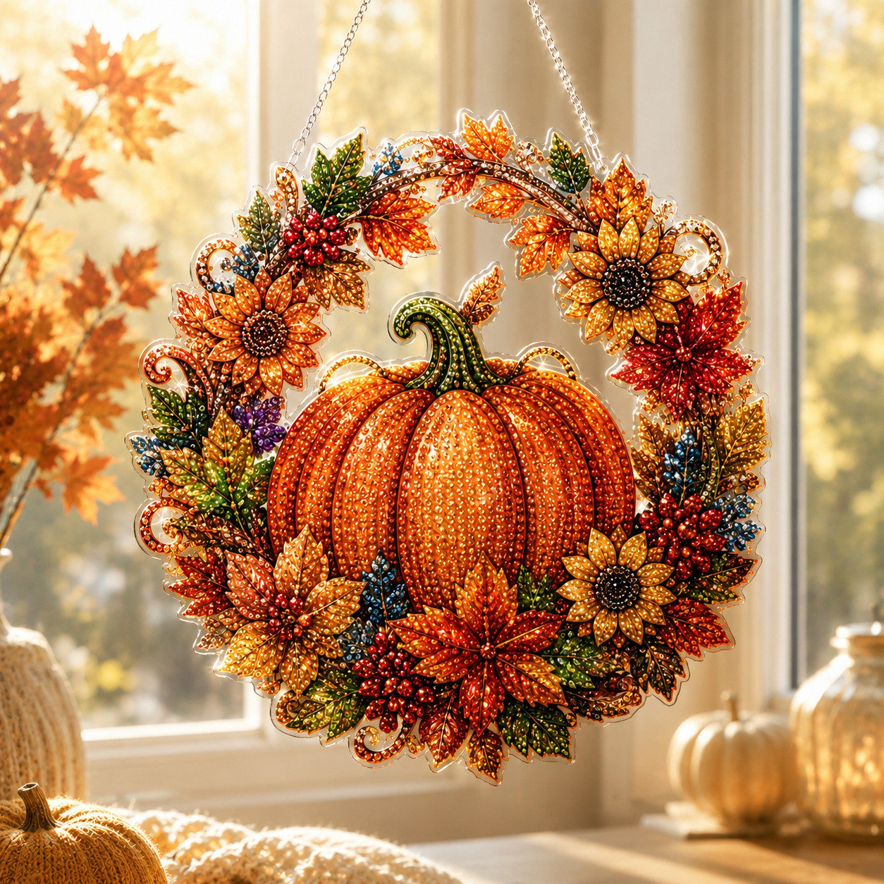 🌙 ¡Dale vida a tus ventanas! Decoración mágica y acogedora de Halloween 🔮