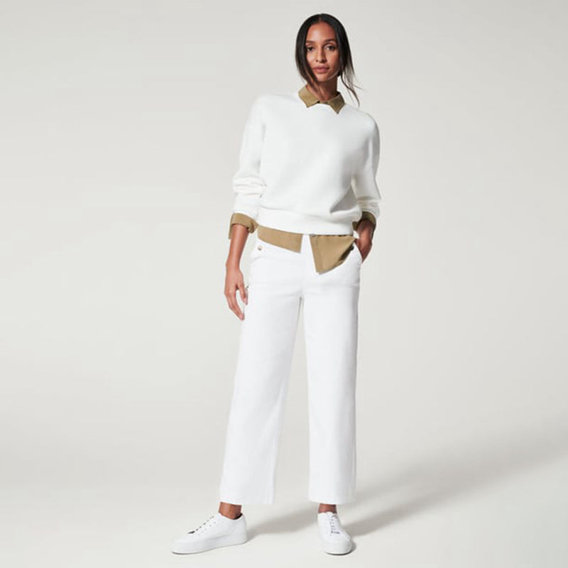 Pantalones casuales de mujer con pierna recta All Matc