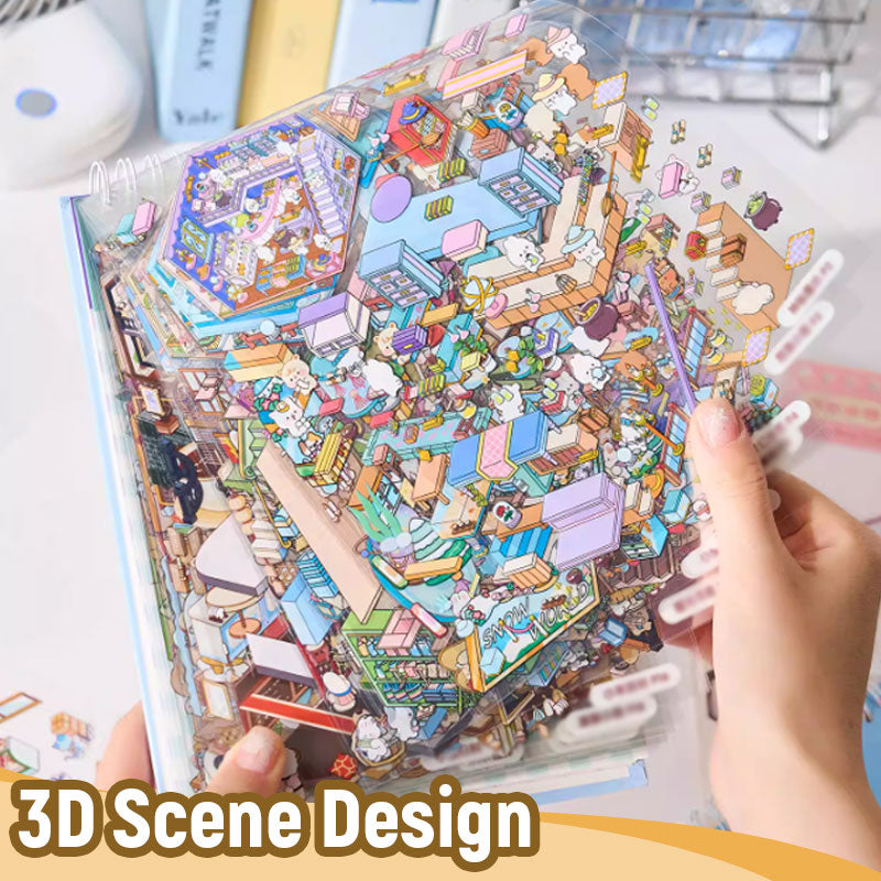 🌟Kreativitet møter lek🎨 Stressavlastende håndlagde sceneklistremerke