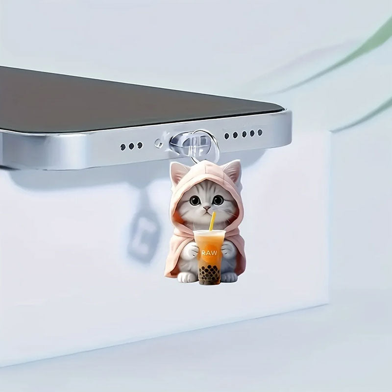🐱Støvplugg for katt mobiltelefon🐾