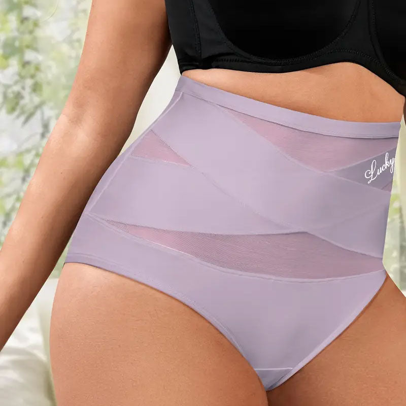 💖M-6XL for valg⏳ Kjøp 1 få 1 gratis🌸Tummy Control-truser med høy midje i stor størrelse